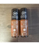 LOT OF 2 REVLON Colorstay Combination/Oily Skin Foundation 440 MAHOGANY - €13,70 EUR LOT OF 2 REVLON Colorstay Combination/Oily Skin Foundation 440 MAHOGANY - €13,70 EUR