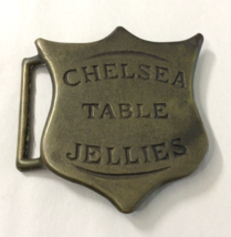 Vintage Chelsea Table Jellies Belt Buckle UK Brass Badge Style Buckle - £14.00 GBP