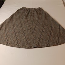 Vintage MJ Concepts In Sportswear Women&#39;s Brownish Wool Blend Skirt Size 11 - €11,95 EUR