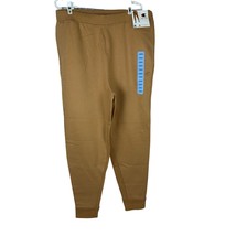 Champion Mens Jogger Sweatpants Size Large Tan Cotton/Polyester Blend - $34.25