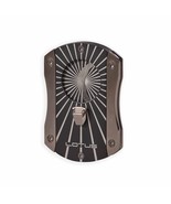 Lotus Deception Techni-Color Cigar Cutter Gray Twin Blade Compact Cut405TC - $54.69 CAD