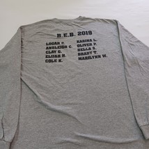 Gildan Heavy Cotton BRAVE EAGLE BOTS Men's Gray Cotton Blend Graphic T-Shirt XL image 11