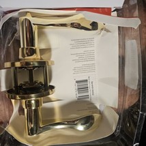 Honeywell Safes &amp; Door Locks 8106002 Wave Privacy Door Lever, Polished B... - $30.69