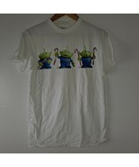 Toy Story Alien T-shirt Little Green Men Buzz Lightyear Star Command Whi... - £12.42 GBP