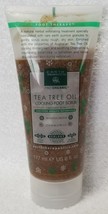 Earth Therapeutics Foot Therapy COOLING FOOT SCRUB Tea Trea Oil 6 oz/177... - $14.00