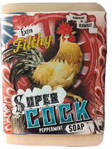 Filthy Farmgirl Super Cock all natural glycerin BAR SOAP Peppermint Coco... - $15.49