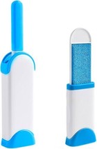 New Lint Remover / Pet Brush w/ Self-Cleaning Base Double-Sided Large + Compact - £8.03 GBP