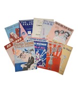 10 VTG Piano Sheet Music Lot Pretty Girl Cover Art Illustrated Paper Eph... - $19.78