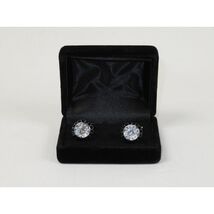 Men's Fashion Cufflinks By J.Valintin Silver/Gold Plated and Stones JVC-2 image 2