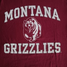 T Shirt University of Montana Grizzlies Monte Grizzly Bear Adult Size L ... - $20.00