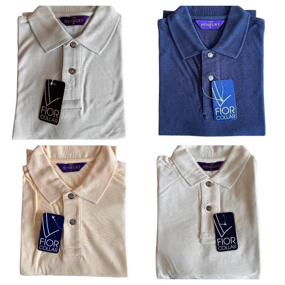 SALE Men&#39;s Henbury Golf Shirt Sale. £2.99 each, Various Sizes / Colours - $4.06
