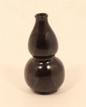 Chinese oil spot brown glazed miniature Gourd vase - £154.92 GBP