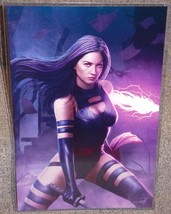 X-Men Psylocke Glossy Art Print 11 x 17 In Hard Plastic Sleeve - £20.29 GBP