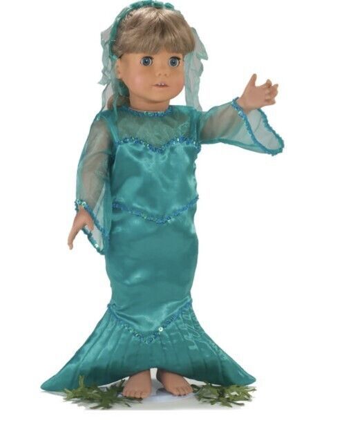 Doll Mermaid Costume Dress Clothes by Sophia's fits American Girl & 18" Dolls - $18.78
