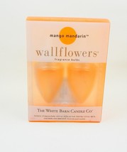 White Barn Candle Co Mango Mandarin Wallflowers Fragrance Bulbs 2 Pack - £17.57 GBP