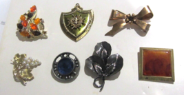 Vintage lot designer signed brooches Weiss  Lisner  and more - $66.50