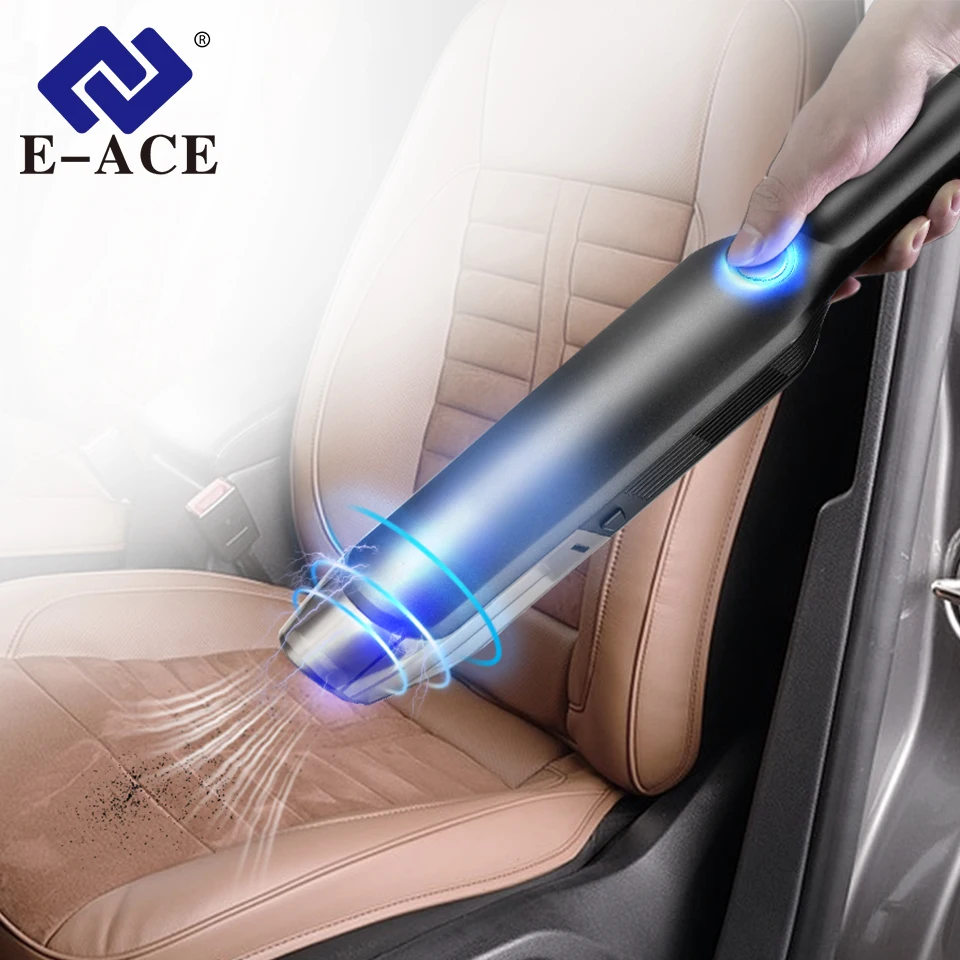 E-ACE Cordless 15000Pa Vacuum Cleaner For Car Portable Wireless Handheld Car - £23.52 GBP+