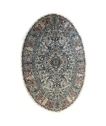 Handmade Vintage Persian Tabriz Silk Rug 2.2&#39; x 2.8&#39; (68cm x 86cm), 1905... - $564.61 CAD