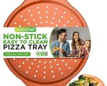 NutriChef 14&quot; Nonstick Pizza Tray - Round Carbon Steel Pan - $14.99