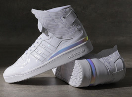 Adidas x Jeremy Scott Men&#39;s Opal Wings 4.0 Cloud White Sneakers [IE6861] Size 14 - £85.25 GBP