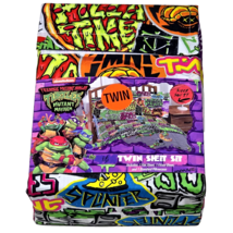nickelodeon teenage mutant ninja turtles Mutant Mayhem Twin Sheet Set Flat - $35.99