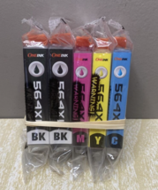 5PK New 564XL Ink Cartridge for HP Photosmart 6510 6520 7510 7520 5520 5510 - £6.03 GBP
