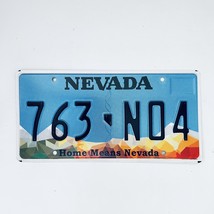  United States Nevada Home Means Nevada Passenger License Plate 763 N04 - £14.52 GBP