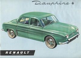 1956 Renault Dauphine Sales Brochure Ventoux Engine - $17.80
