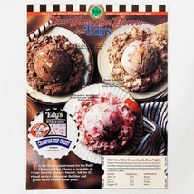 Vintage Cincinnati Reds World Series Champs Edy&#39;s Ice Cream Magazine Ad  - £5.19 GBP