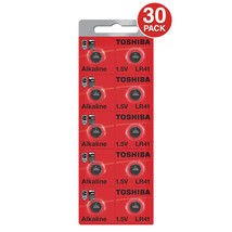 Toshiba LR41 AG3 Alkaline 1.5 Volt Battery (30 Batteries) - £16.69 GBP
