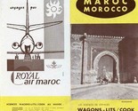 Maroc Morocco Brochure 1960 Wagon Lits Cook &amp; Royal Air Maroc  - £15.10 GBP