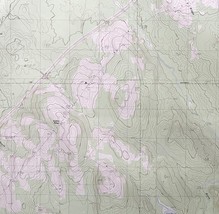Map Crystal Maine 1989 Topographic Geological Survey 1:24000 27 x 22&quot; TOPO5 - $44.99
