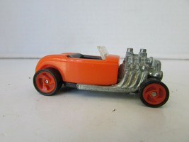 Mattel Diecast Car 1993 Orange Hot Rod Racer Convertible Mcdonalds China H2 - $3.62