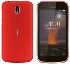 Nokia 1 ta-1079 16gb quad-core 5.0mp single sim 4.5&quot; android 4g smartphone red - £119.89 GBP