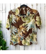 Vintage Women&#39;s Tommy Bahama Hawaiian Crop Button Up Collard Shirt Size ... - $401.10 MXN