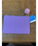 School Pencil Pouch Quilted Purple - $312.81 MXN