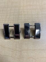 Vintage Captain Officer Rank Insignia Pair of Lapel Pins Military KG JD - $9.89