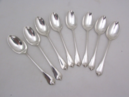 Wallace Grand Colonial Sterling Silver Teaspoon  (8) 6&quot;  No Mono - $360.00