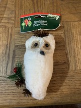 Elegance Christmas Ornament Owl - $22.65