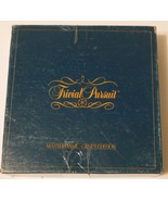 Trivial Pursuit Master Game Genus Edition 1981  - $7.69