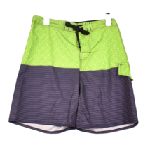 B. Split Stretch Limited Edition Mens Small Green Gray Swim Board Short ... - $13.88