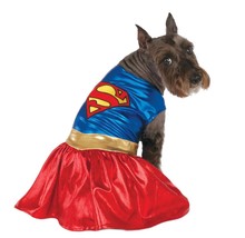 Classic Pet Supergirl Dress Costume Small - £43.98 GBP