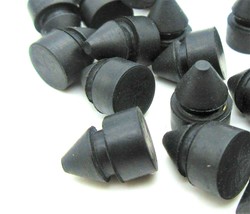 Universal Ridged Push In Rubber Feet Fits 1/4&quot; Hole w 3/8&quot; OD &amp; 3/16&quot; Ht - £8.12 GBP+
