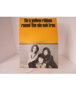 Tie A Yellow Ribbon Round The Ole Oak Tree Tony Orlando Sheet Music 1973 - $4.00 CAD