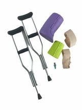 American Girl Doll Accessories Feel Better Set Crutches Cast Bandages Fi... - $17.56