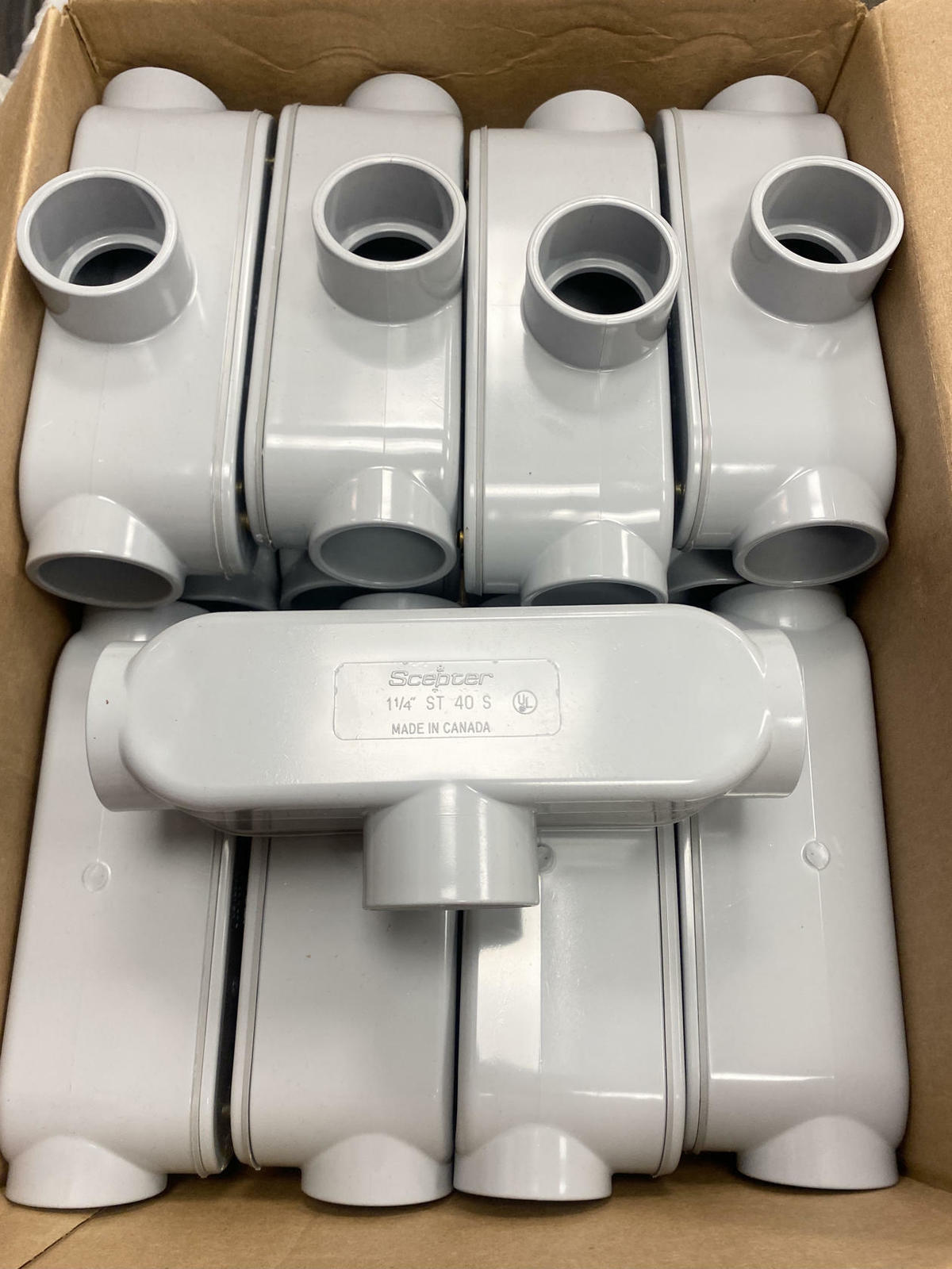 BULK LOT of 13~IPEX Scepter ST40S 1-1/4&quot; Access Fitting, Deviation Type T - $138.24