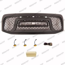 Front Grille Fit For DODGE RAM 1500 2006-2008 Black Bumper Grill With LE... - £166.48 GBP