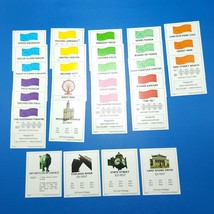 Chicago In A Box Deeds Property Cards Replacement Game Piece Complete Set - £5.44 GBP