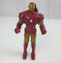 2007 Marvel Iron Man Power Punch Action 4.5&quot; Action Figure Burger King Toy - £3.85 GBP