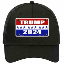 Trump 2024 Star Novelty Black Mesh License Plate Hat - £22.83 GBP